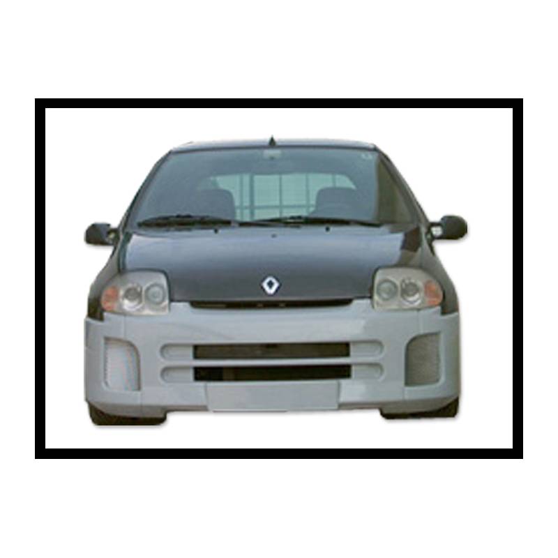 Aftrekken geestelijke gezondheid Sluiting Front Bumper Renault Clio 1998, V6 Type - Bimar Tuning