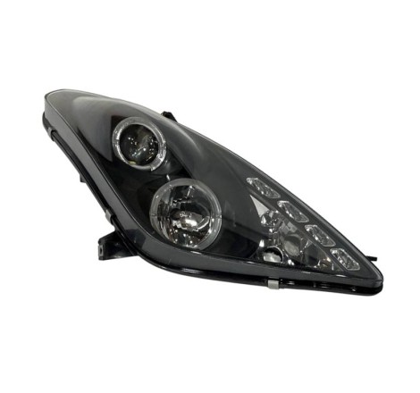 Faros Delanteros Ojos De Angel Toyota Celica '01 Black