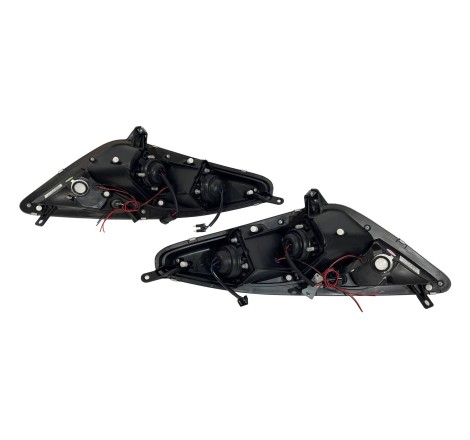 Faros Delanteros Ojos De Angel Toyota Celica '01 Black