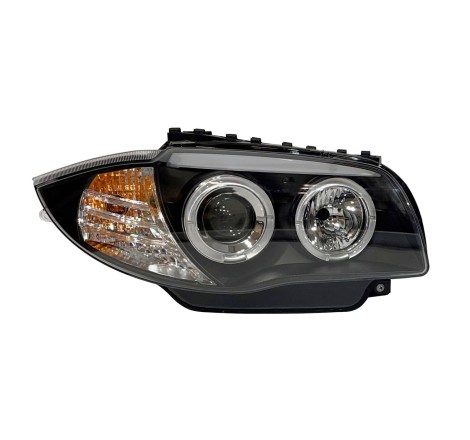 Faros Delanteros Ojos De Angel BMW E87/E81/E88/E82 04-11 Black