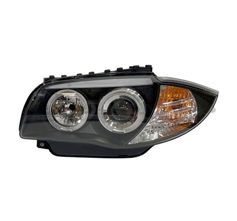 Set Of Headlamps Angel Eyes BMW E87/E81/E88/E82 04-11 Black