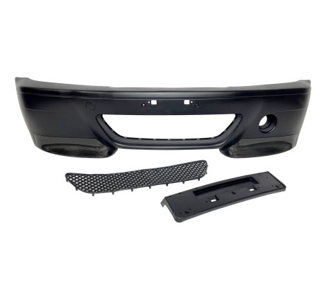 Paragolpes Delantero BMW E46 Look M3 ABS C/Punteras Carbono Look CSL