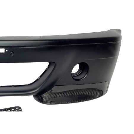 Front Bumper BMW E46 Look M3 CSL Type With Carbon Fibre Tips