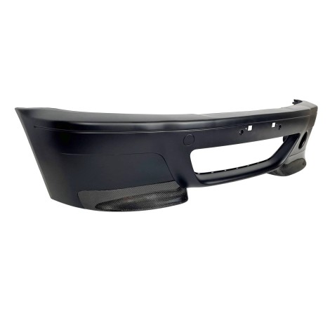 Front Bumper BMW E46 Look M3 CSL Type With Carbon Fibre Tips