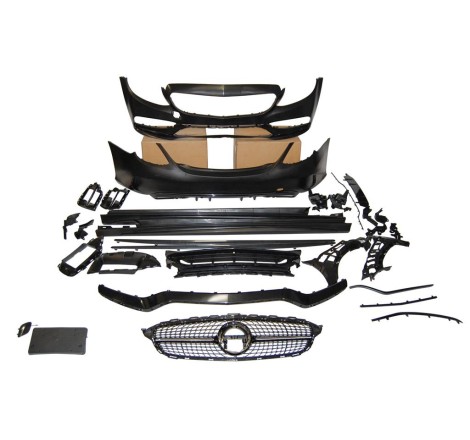 Body Kit Mercedes W205 4d 2014-2021 Look C63 2019 Diamond