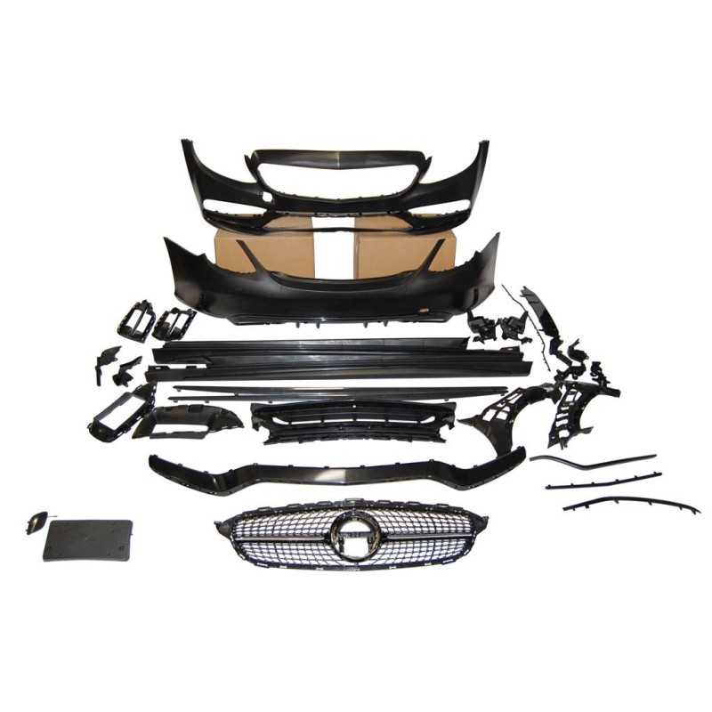 Body Kit Mercedes W205 4d 2014-2021 Look C63 2019 Diamond