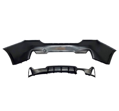 Paragolpes Trasero BMW F32 / F33 / F36 Look M Performance 1 Salida doble