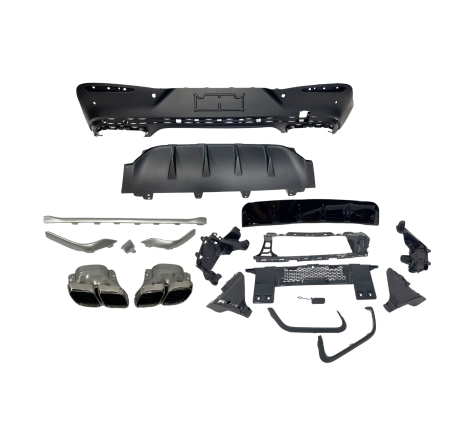 Rear Diffuser Mercedes C254 GLC 2023+ Coupe look AMG GLC63