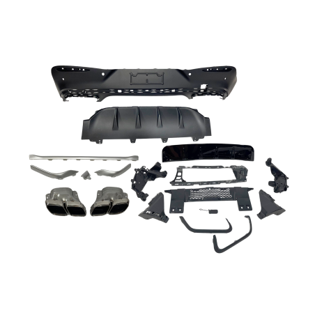 Rear Diffuser Mercedes C254 GLC 2023+ Coupe look AMG GLC63
