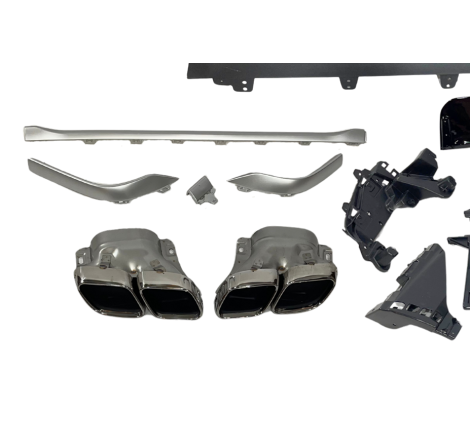 Rear Diffuser Mercedes C254 GLC 2023+ Coupe look AMG GLC63