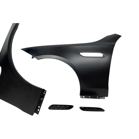 Parafanghi Anteriore Mercedes W206 Sedan/SW/Coupe Look C63 Alluminio
