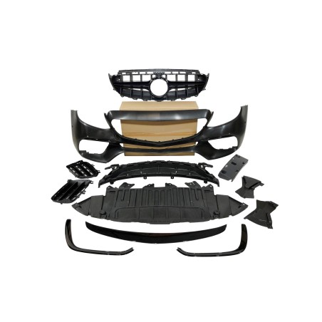 Paraurti Anteriore Mercedes W213 4p 2016-2019 / C238 look AMG E63