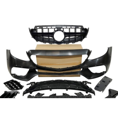 Front Bumper Mercedes W213 4p 2016-2019 / C238 look AMG E63