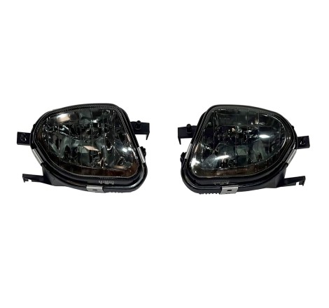 Set Of Fog Lamps For Bumper Mercedes W211 2002-2006 / W203 Look AMG