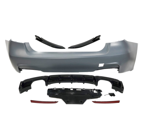 Paragolpes Trasero BMW F30 Look M Performance 2 Salidas doble  Punteras