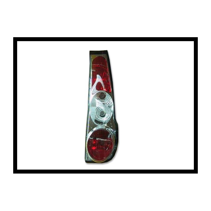 Set Of Rear Tail Lights Fiat Punto 1993 Lexus Chromed & Glass - Bimar