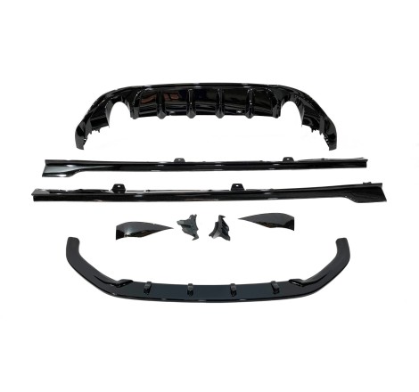 Kit De Carrocería Volkswagen Golf 7.5 GTI Look TCR Brillante Negro