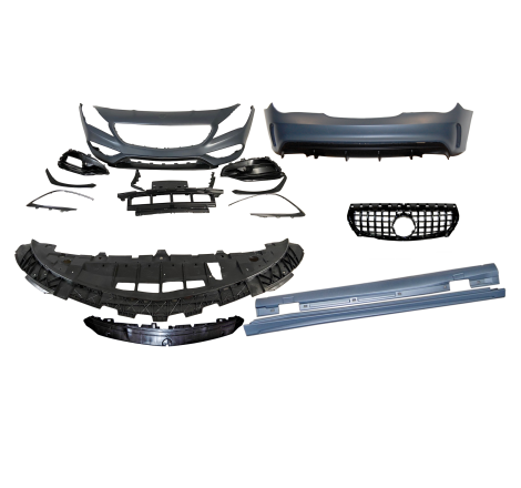 Kit Carrocería Mercedes W117 13-16 4P / SW LCI Look AMG A45 Parrilla