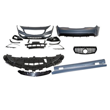 Body Kit Mercedes W117 13-16 4D / SW Facelift Look AMG A45 Sport grill