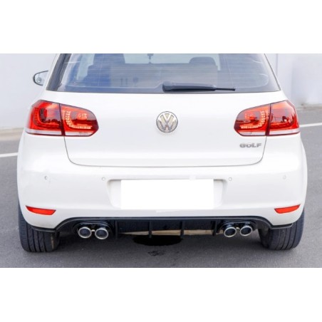 Rear Diffuser Volkswagen Golf 6 look Golf 7.5 R Glossy Black