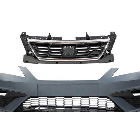 Paragolpes Delantero Seat Leon F5 2013-2019 Look FR Spoiler