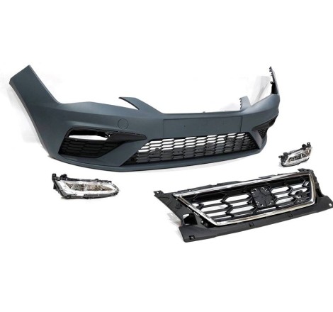 Paragolpes Delantero Seat Leon F5 2013-2019 Look FR Spoiler