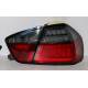 Set Of Rear Tail Lights Cardna BMW E90 2005, Lightbar Red/Smoked