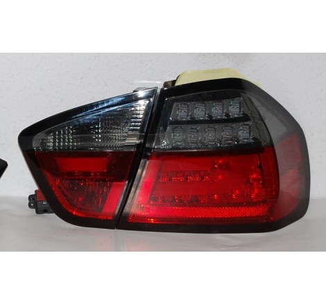 Pilotos Traseros Cardna BMW E90 05 Lightbar Led Red/Smoked