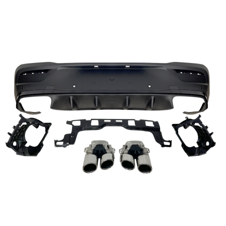Rear Diffuser Mercedes C167 GLE 2020 Tails Look E53 Black