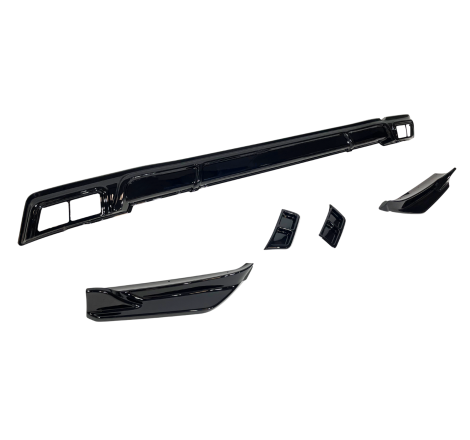 Diffusore Posteriore Ford Transit / Toureo Custom MK2 2023+ Nero lucido