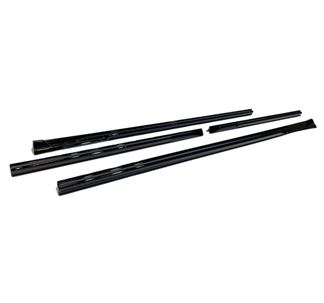 Side Skirts Diffuser Ford Transit / Toureo Custom MK2 2023+ Glossy Black