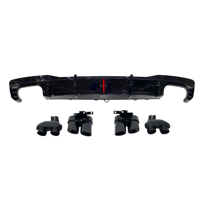 Difusor Trasero Audi A7 C8 2019-2024 Look S7 para SLine