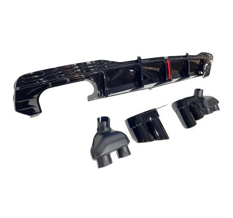 Difusor Trasero Audi A7 C8 2019-2024 Look S7 para SLine