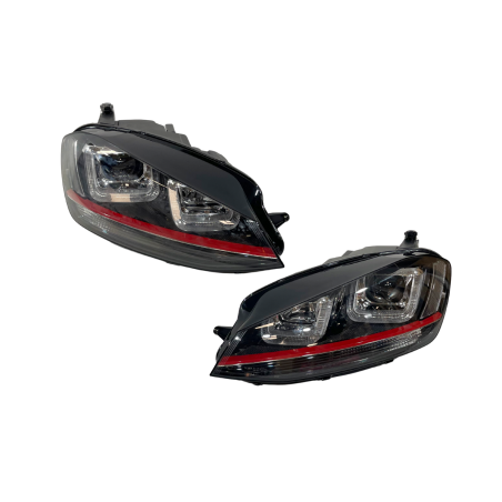Fanali Day Light De Dia Volkswagen Golf 7 Xenon DRL Red