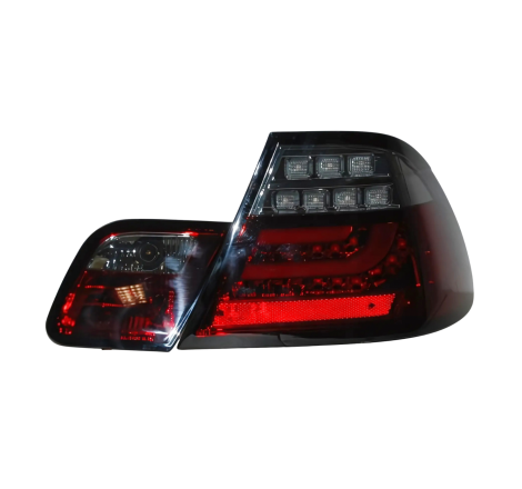 Pilotos Trasero BMW E46 2P 03-05 Led Red Smoked Cardna