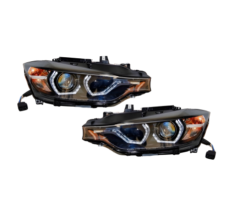Faros Delanteros Luz De Dia BMW F30 / F31 Xenon DRL Black