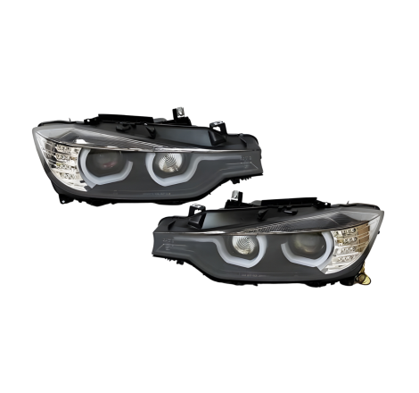 Faros Delanteros Luz De Dia BMW F30 / F31 12-15  Xenon DRL Black