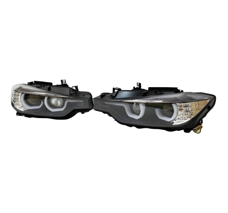 Faros Delanteros Luz De Dia BMW F30 / F31 12-15  Xenon DRL Black
