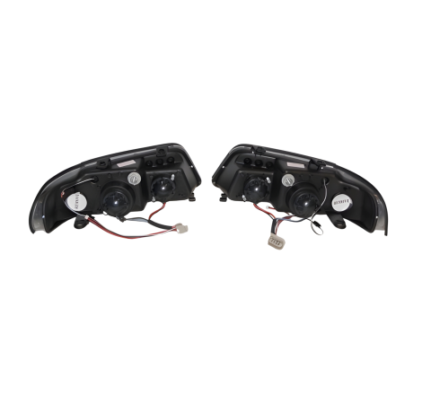 Faros Delanteros Luz De Dia Audi A4 '99-01 Black