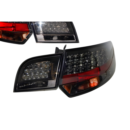 Set Of Rear Tail Lights Audi A3 Sportback '04-08 Led Black