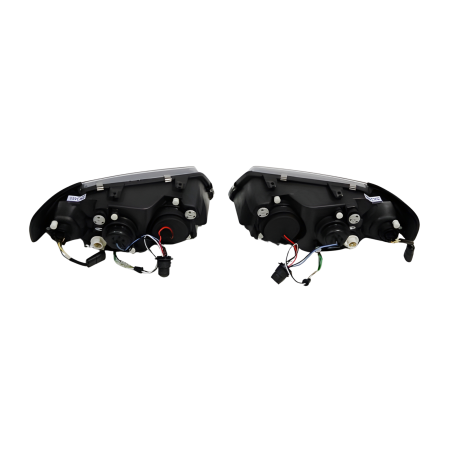 Set Of Headlamps Day Light Audi A3 96-02, Model II, Black