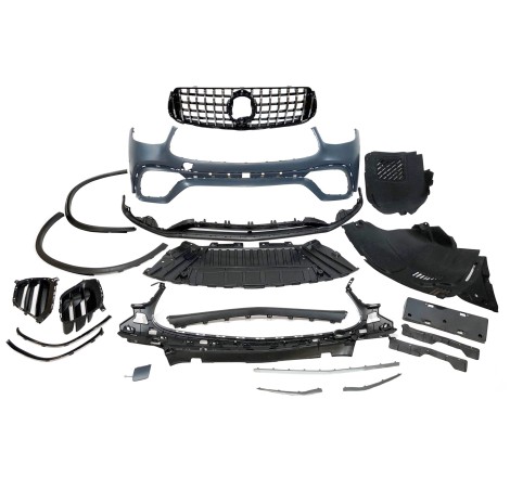 Paragolpes Delantero Mercedes X253 / C253 GLC 2020-2022 look AMG GLC63