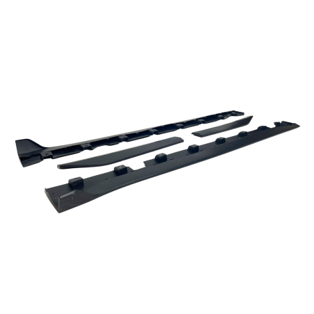 Taloneras Ford Mustang 2015-2020 Look GT500 II Negro Mate