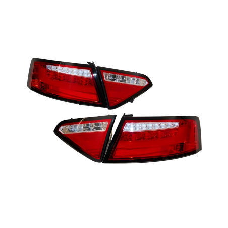 Pilotos Traseros Audi A5 2-4P 07-09 Led Red Cardna Intermitente Led