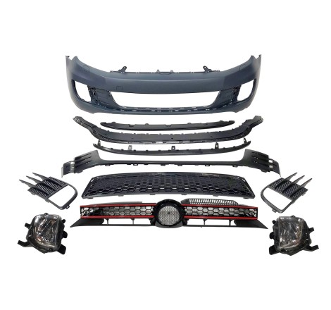 Paragolpes Delantero Volkswagen Golf 6 Look GTI Spoiler delantero