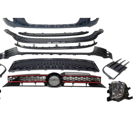 Paraurti Anteriore Volkswagen Golf 6 Look GTI Spoiler Anteriore