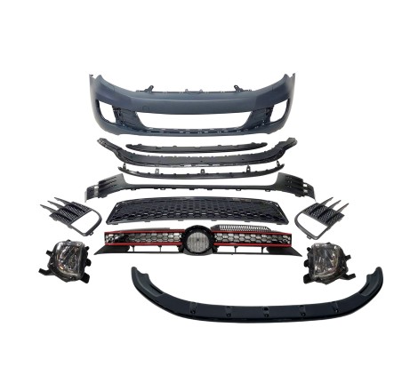 Front Bumper Volkswagen Golf 6 Look GTI Front Spoiler