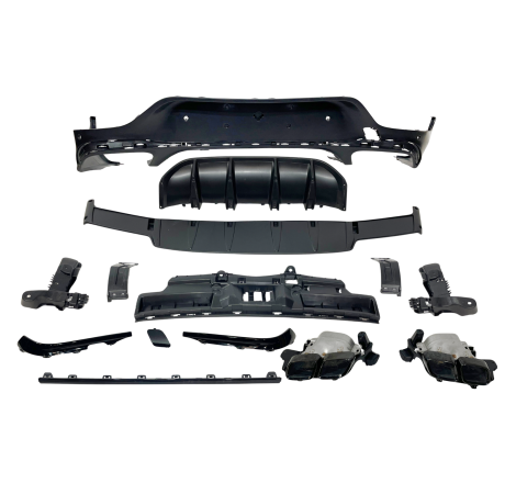 Diffusore Posteriore Mercedes GLC X253 COUPE 2020+ Look GLC63 Black