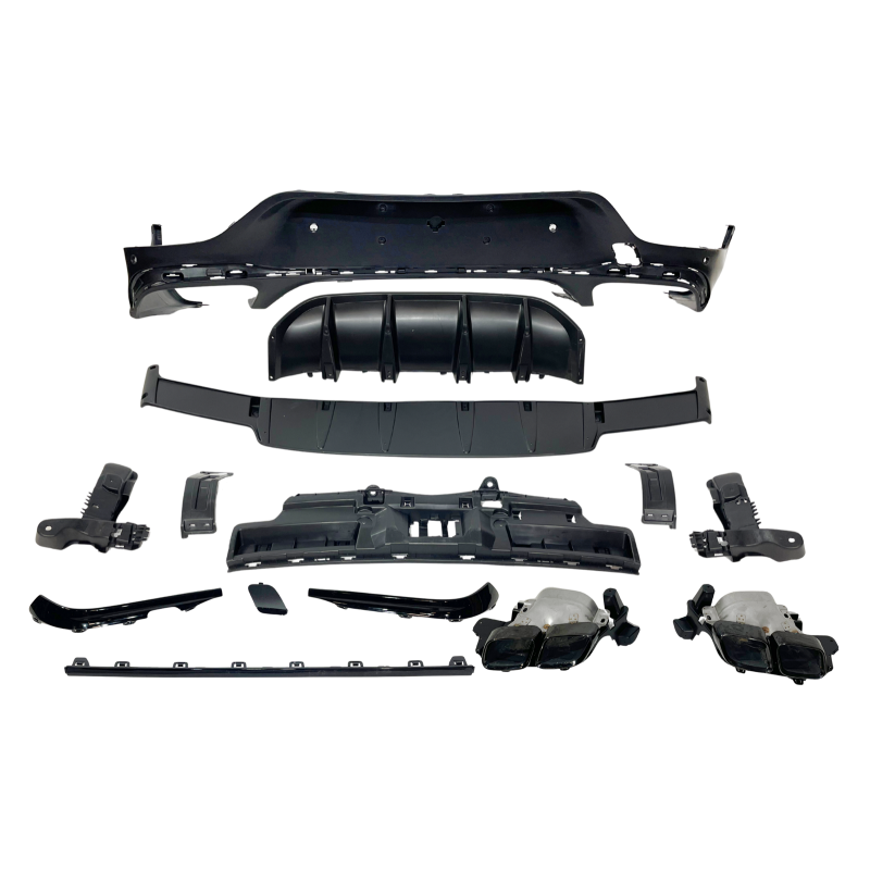 Diffusore Posteriore Mercedes GLC X253 COUPE 2020+ Look GLC63 Black