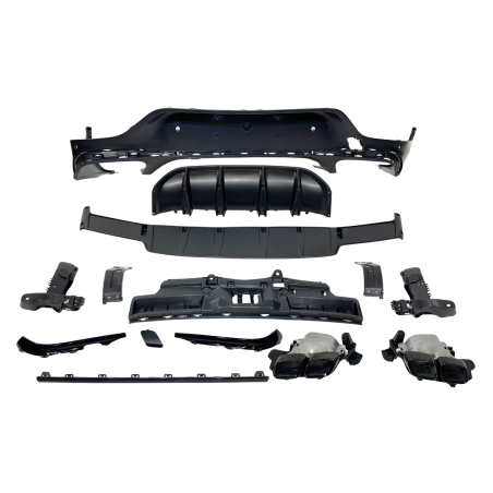 Difusor Trasero Mercedes GLC X253 COUPE 2020+ Look GLC63 Black